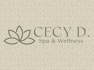 Cecy D. Spa & Wellness visual identity